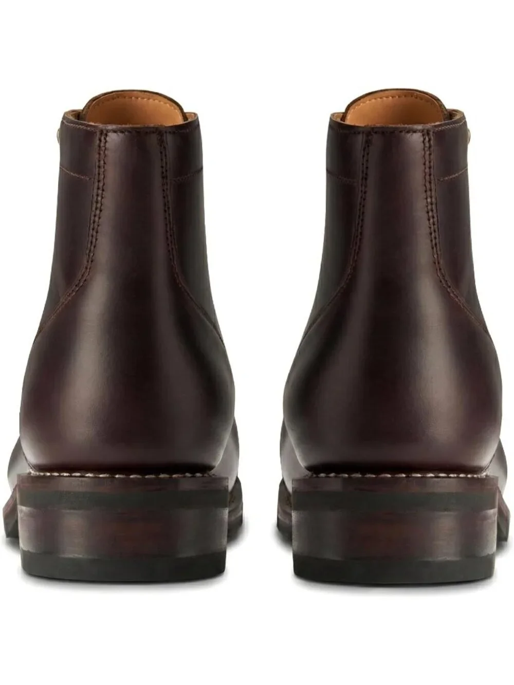 Men's Brown Casual Leather Dress Lace Up Ankle Boots Slip on Chukka Boots